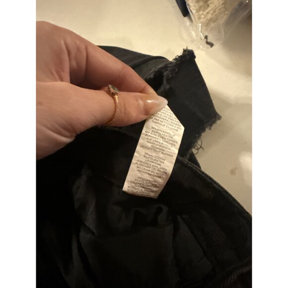 PrettyLittleThing Washed Black Ripped High-Waisted Mom Jeans UK 10 - Picture 12 of 12